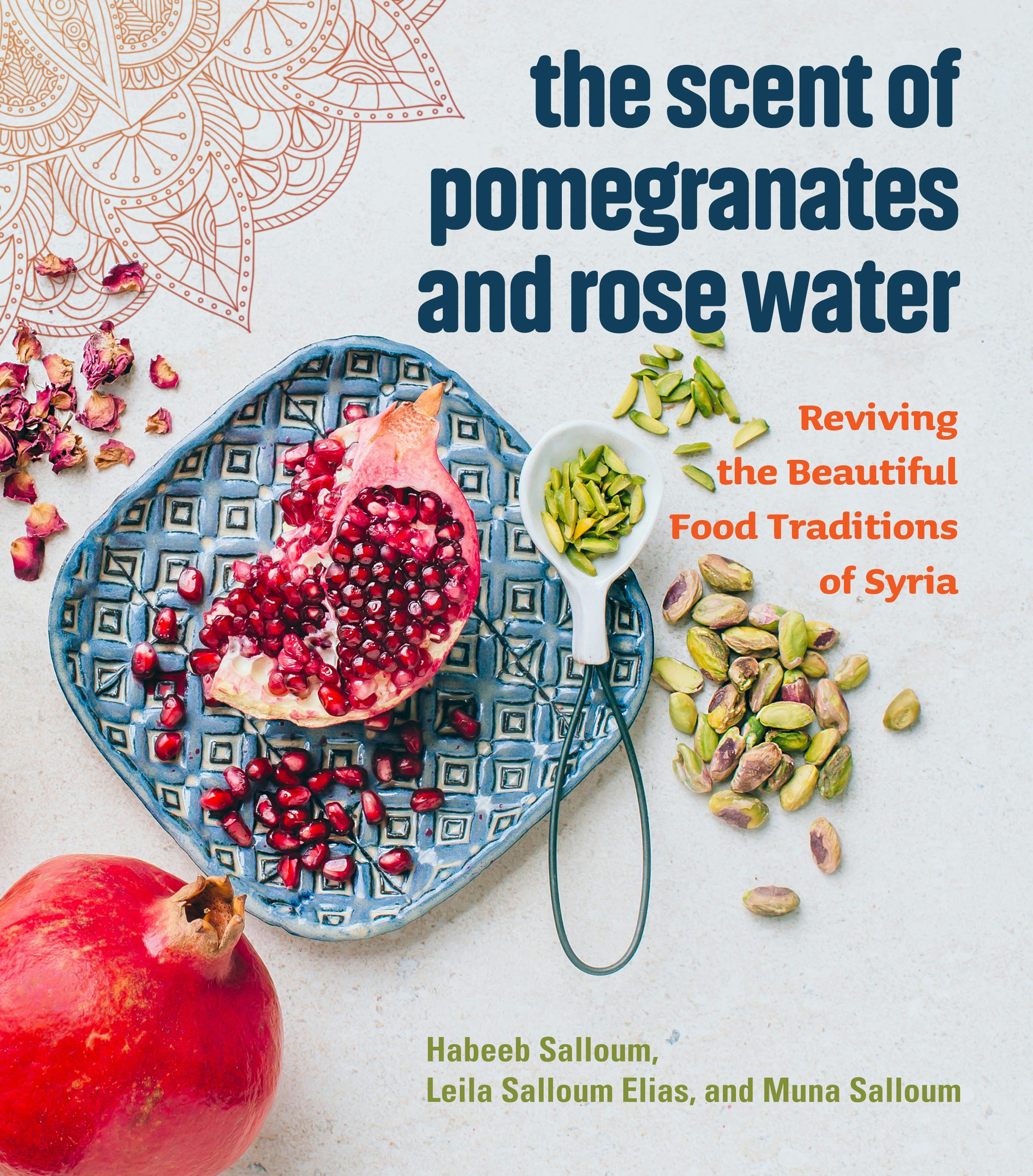 Book cover image for The Scent of Pomegranates and Rose Water ISBN: 9781551527420